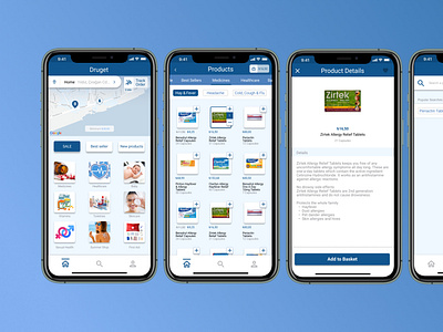 Pharmacy mobile app design