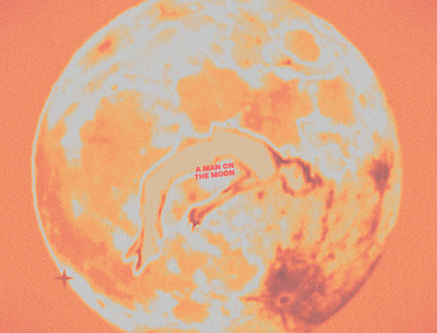 man on the moon. (pt.1) design graphic design photoshop