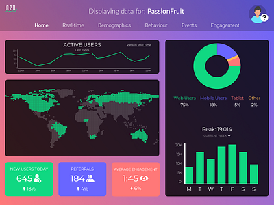 Daily UI Challenge 018 - Analytics Chart