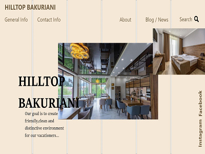 HILLTOP BAKURIANI adobe icon ux web xd