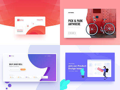 Top 4 Shots of 2018 cart first fold gradient illustration landing page rohit bind shot top4 typography ui ux web website