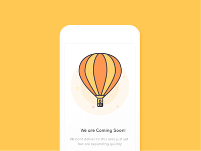 Empty States animation design empty cart empty states hot air ballon illustration mobile animation no booking no internet ui ux vector visual