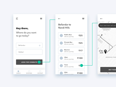 Commuters & Traffic Problem Solution for Bangalore | Free Design app bangalore cart commuter design direction free freebie illustration map pass payment problem solving ticket traffic ui userflow ux wireframe