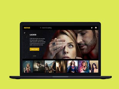 TV series & Movies web app adobexd auto animate tvseriesapp ux ux design uxui webapp webapplication