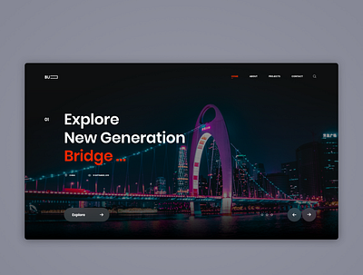 BU. - Landing Page business clean creative design landing page ui ui design uidesign user experience user interface ux uxdesign web