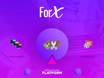 ForX - Video Streaming Platform business creative design price share streaming ui ux video web