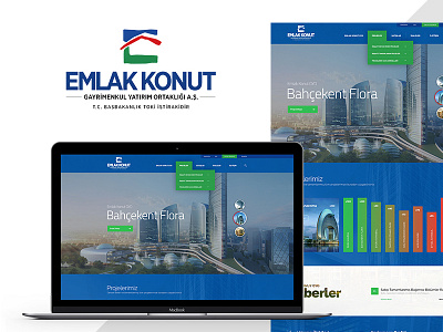 EMLAK KONUT | Web Site business concept design official ui ux web