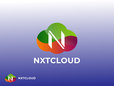 Cloud Hosting Logo | Nxtcloud