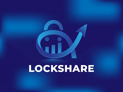Modern Business Lock Share Marketing Logo Concept | Lockshare