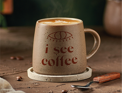 I see coffee | Brand Identity | Creative Challenge brand identity branding cafe coffee brand identity coffee shop design graphic design logo