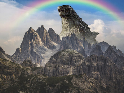 PRIDE Mountains behance graphic manipulation photoshop pride