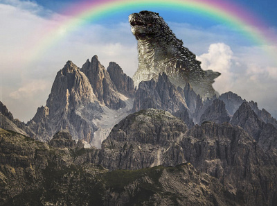 PRIDE Mountains behance graphic manipulation photoshop pride