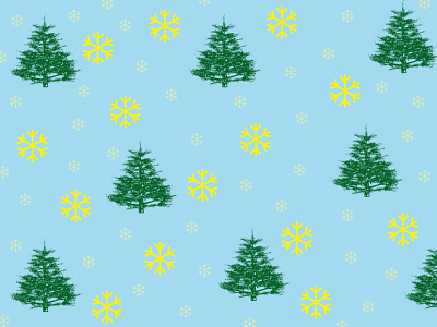 christmas tree print