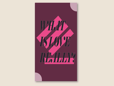 Love? design graphic illustration illustrator typography vector