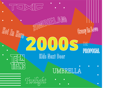 The Poppin 2000s design graphic illustration illustrator typography vector