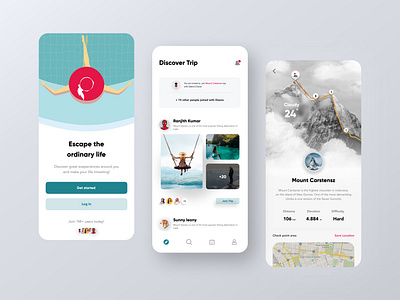 Travel App ui