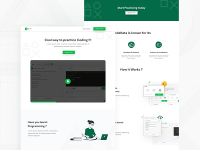CodeKata Website Design ( Responsive )