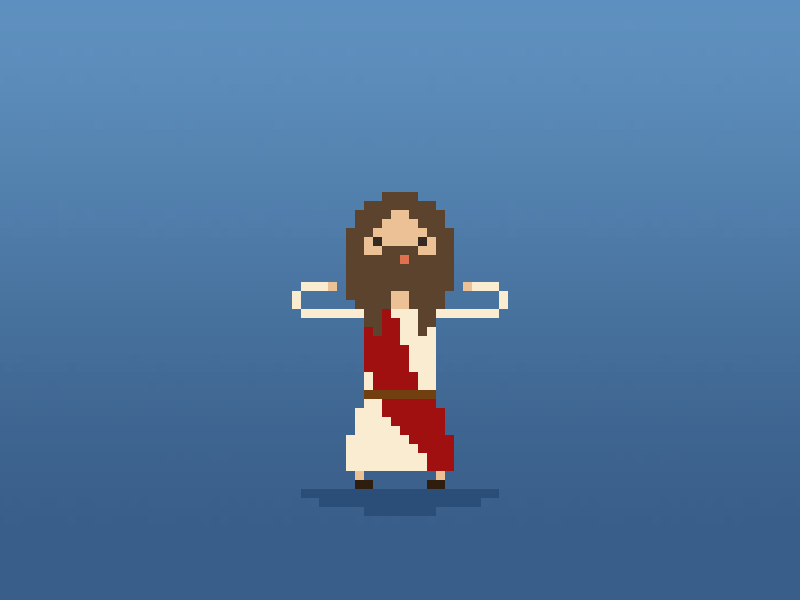 Happy JC birthday christ happy jesus pixel