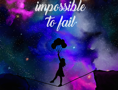 Impossible illustration pintura digital poster