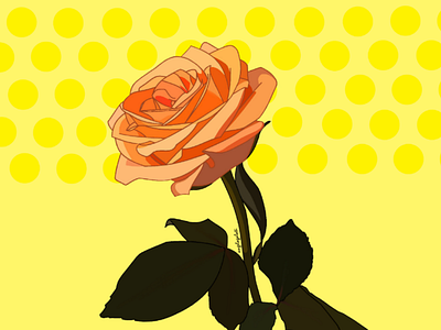 Flower (Yellow) flowers colors rgb illustrations