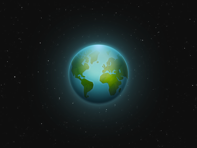 Earth Illustration [WIP] earth game glow illustration planet space