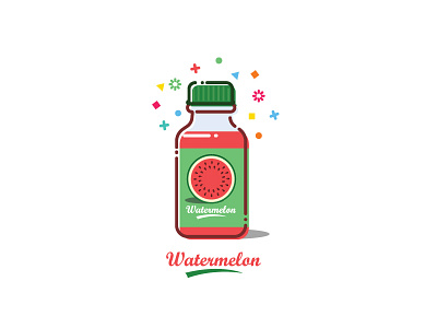 The Watermelon Drink bottle drink watermelon