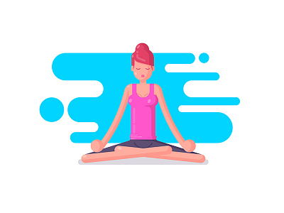 Yoga Girl girl yoga healthy yoga yoga girl yoga girl illustration