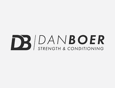 DB Strength & Conditioning brand design brand identity design brand strategy branding coach design gym gym logo logo logodesign logodesigner typography