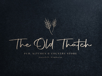 The Old Thatch brand design brand identity design brand strategy branding logo logodesign logodesigner luxury brand luxury design luxury logo pub logo rebrand restaurant restaurant branding restaurant logo