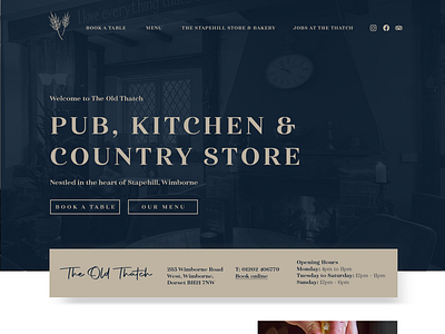 The Old Thach - Web Design Concept