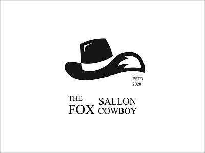 COWBOY FOX SALLON LOGO branding company logo comphany design logo logodesign logotype modern logo