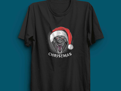 Christmas gorilla wearing santa claus 3d branding christmas craft ideas 2021 company logo comphany logodesign logotype modern logo