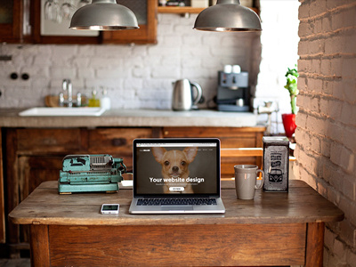 Macbook retro vol. 1 - 8 photo mockups branding desk scene header macbook macbook pro mockup photo mockup retro vintage wood workplace workspace