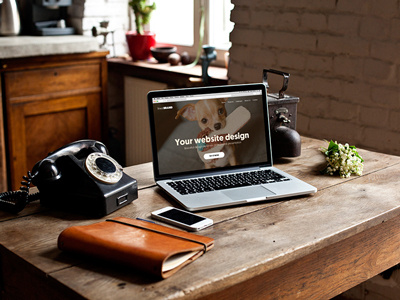 Macbook retro vol. 2 - 8 photo mockups