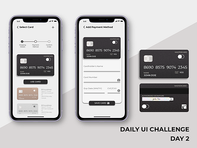 Daily UI Challenge #2 app daily ui dailyui 002 design ui