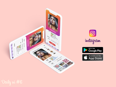 Instagram User Profile Redesign - Daily Ui #6