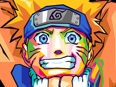 Naruto anime animeart art coreldraw digital arts gift itachi madara naruto one piece pop art sasuke vector wpap