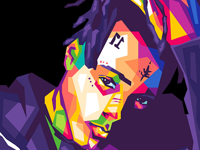 Rapper amazing anime art coreldraw eminem hip illustration juice pop art rapper rappers wpap xxxtentacion