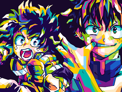 Deku Metal Poster Pop Art