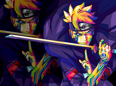 Boruto Wpap Pop Art myheroacademia