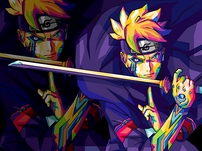 Boruto Wpap Pop Art