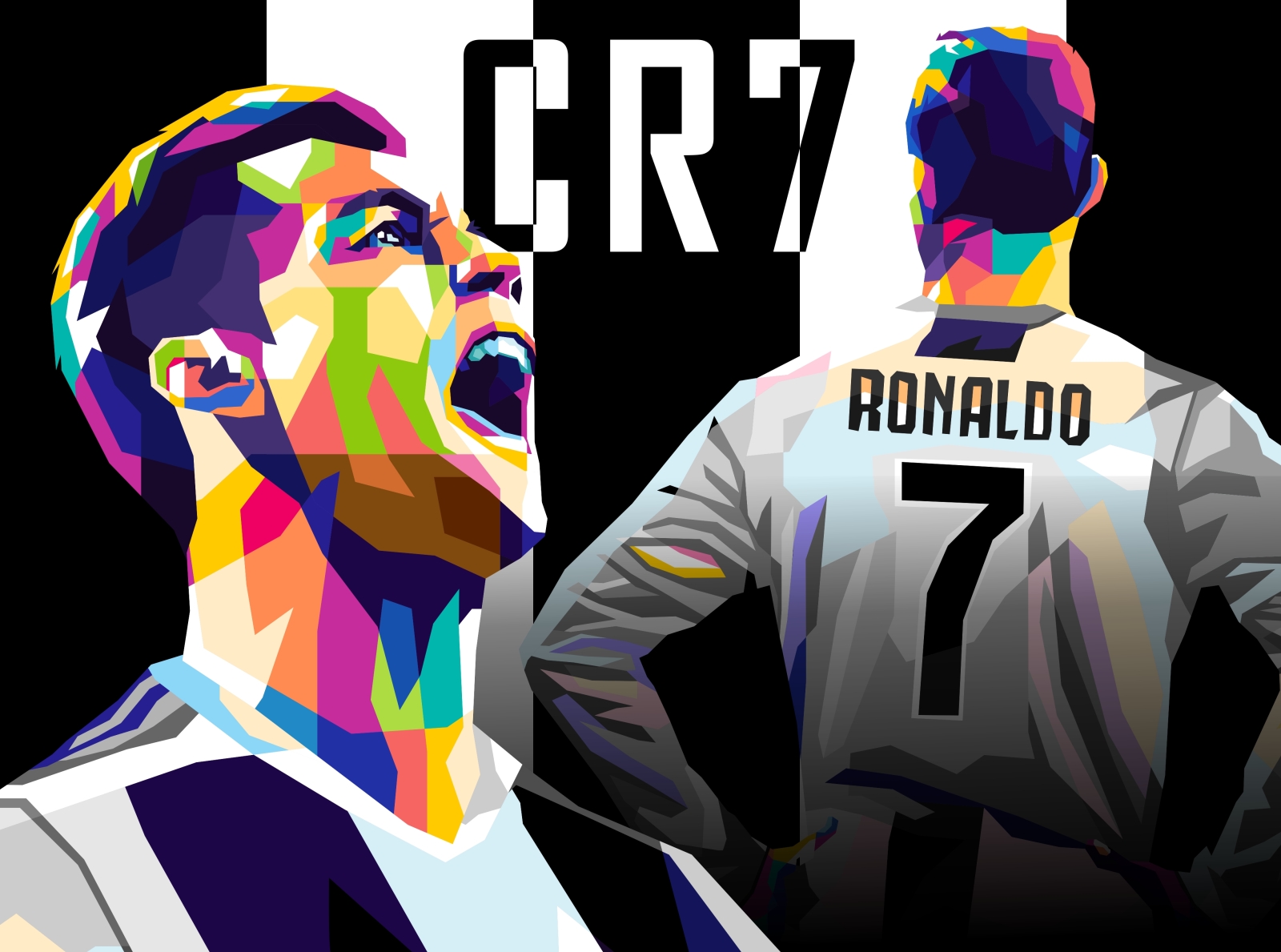 Ronaldo Pop Art By Shichiro Ken On Dribbble