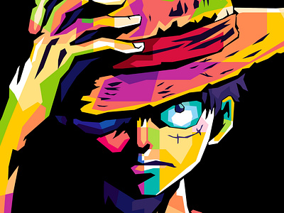 One Piece Pop Art Metal Poster