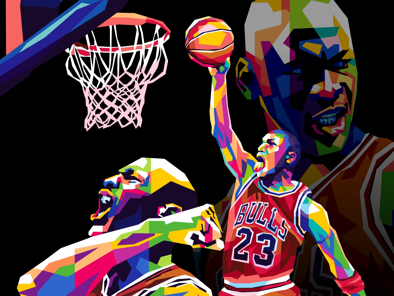 Slam Dunk Pop Art By Shichiro Ken On Dribbble