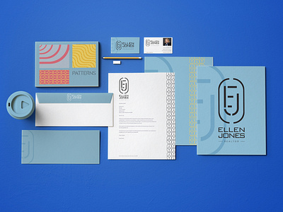 Ellen Jones Branding branding design logo vector