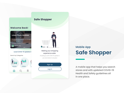 Safe Shopper Mobile App mobile design ui ux