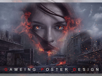 Fire- Gaming poster design