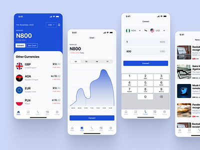 Currency Converter App concept design graphic design ui