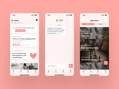 Couple's Dating App design graphic design ui