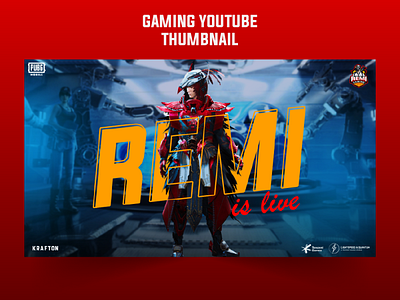 Gaming Live Streaming Thumbnail for YouTube design gaming graphic design illustration live psd thumbn vector youtube